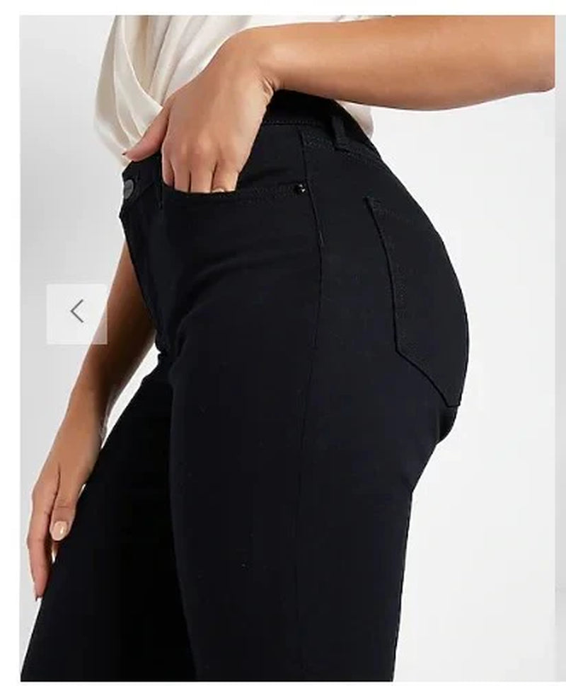 Curvy Mid Rise Black Skinny Jeans